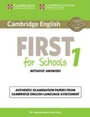 Cover: Cambridge English First 1 for Revised Exam from 2015 Student's Book with Answers - Cambridge University Press