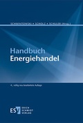 Cover: Handbuch Energiehandel - Erich Schmidt Verlag