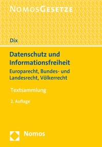 Abbildung von: Datenschutz und Informationsfreiheit - Nomos