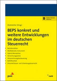 Abbildung von: BEPS konkret und weitere Entwicklungen im deutschen Steuerrecht - NWB