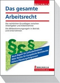 Abbildung von: Das gesamte Arbeitsrecht - Walhalla