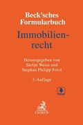 Cover: Beck'sches Formularbuch Immobilienrecht - C.H.BECK