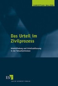 Abbildung von: Das Urteil im Zivilprozess - Erich Schmidt Verlag