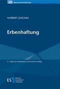 Cover: Erbenhaftung - Erich Schmidt Verlag