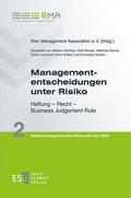 Cover: Managemententscheidungen unter Risiko - Erich Schmidt Verlag
