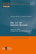 Cover: Das 1x1 der Internen Revision - Erich Schmidt Verlag