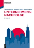 Cover: Unternehmensnachfolge - De Gruyter Oldenbourg