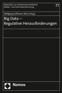 Cover: Big Data - Regulative Herausforderungen - Nomos