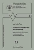 Cover: Zum Erkenntnisziel der Rechtstheorie - Nomos