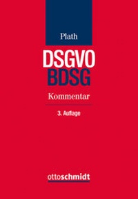 Enlarge image Cover: BDSG/DSGVO - Otto Schmidt Verlag