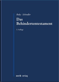Enlarge image Cover: Das Behindertentestament - Zerb