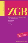 Cover: Texto ZGB - Helbing & Lichtenhahn