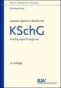 Abbildung von: Kommentar KSchG - Fachmedien Recht und Wirtschaft