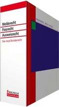 Cover: Melderecht, Passrecht, Ausweisrecht - MPA - Grundwerk mit Fortsetzungsbezug - Walhalla