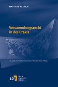 Bild: Versammlungsrecht in der Praxis - Erich Schmidt Verlag