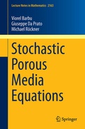 Cover: Stochastic Porous Media Equations - Springer