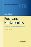 Cover: Proofs and Fundamentals - Springer