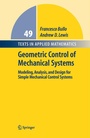 Cover: Geometric Control of Mechanical Systems - Springer