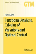 Cover: Functional Analysis, Calculus of Variations and Optimal Control - Springer