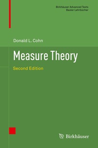 Enlarge image Cover: Measure Theory - Birkhauser Boston Inc