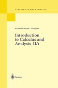 Cover: Introduction to Calculus and Analysis II/1 - Springer