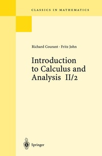 Enlarge image Cover: Introduction to Calculus and Analysis II/2 - Springer