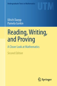 Enlarge image Cover: Reading, Writing, and Proving - Springer
