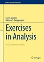 Cover: Exercises in Analysis - Springer