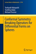 Cover: Conformal Symmetry Breaking Operators for Differential Forms on Spheres - Springer