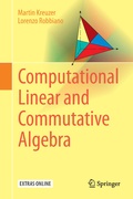 Cover: Computational Linear and Commutative Algebra - Springer