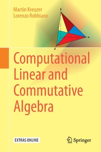 Enlarge image Cover: Computational Linear and Commutative Algebra - Springer