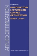 Cover: Introductory Lectures on Convex Optimization - Springer