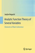 Cover: Analytic Function Theory of Several Variables - Springer