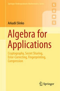 Enlarge image Cover: Algebra for Applications - Springer