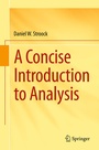 Cover: A Concise Introduction to Analysis - Springer
