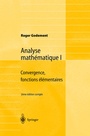 Cover: Analyse mathématique I - Springer
