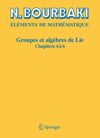 Abbildung von: Groupes et algèbres de Lie - Springer