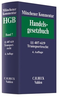 Abbildung von: Münchener Kommentar zum Handelsgesetzbuch: HGB Band 7  §§ 407 - 619 Transportrecht - C.H.BECK