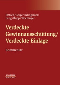 Abbildung von: Verdeckte Gewinnausschüttung, Verdeckte Einlage - Schäffer-Poeschel