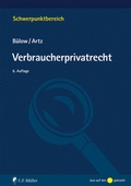 Cover: Verbraucherprivatrecht - C.F. M&uuml;ller
