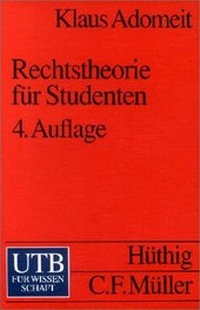 Enlarge image Cover: Rechtstheorie für Studenten - UTB