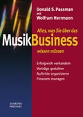 Cover: Alles, was Sie &uuml;ber das Musikbusiness wissen m&uuml;ssen - Sch&auml;ffer-Poeschel