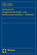 Cover: Jahrbuch f&uuml;r Vergleichende Staats- und Rechtswissenschaften - 2016/2017 - Nomos