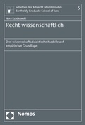 Cover: Recht wissenschaftlich - Nomos