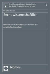 Enlarge image Cover: Recht wissenschaftlich - Nomos