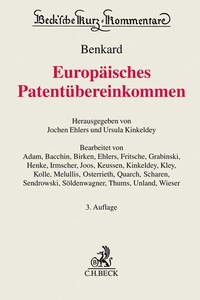 Abbildung von: Europäisches Patentübereinkommen: EPÜ - C.H.BECK