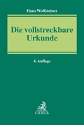 Cover: Die vollstreckbare Urkunde - C.H.BECK