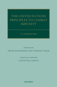 Enlarge image Cover: The United Nations Principles to Combat Impunity: A Commentary - Oxford University Press