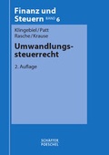 Cover: Umwandlungssteuerrecht - Sch&auml;ffer-Poeschel
