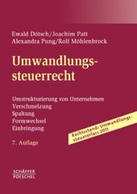 Abbildung von: Umwandlungssteuerrecht - Schäffer-Poeschel